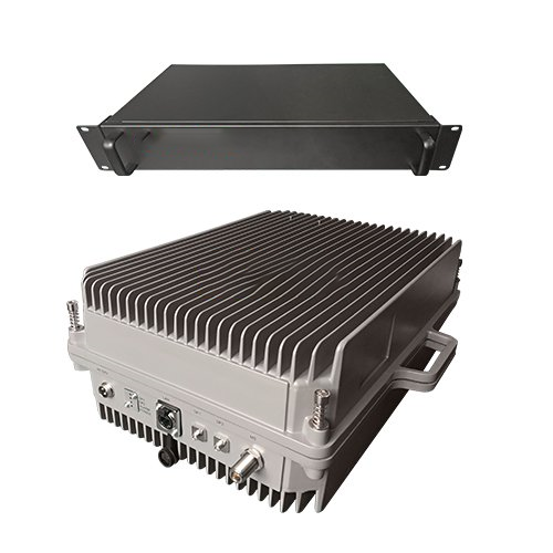  白朗TETRA800数字警用集群数字光纤直放站远近端机